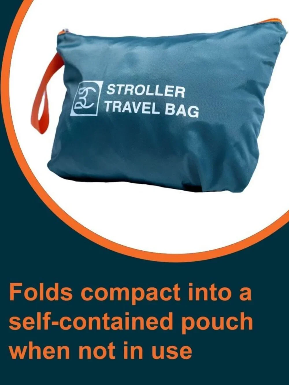 Extra Large Double Stroller Wagon Travel Bag | Waterproof Gate Check Bag 50
